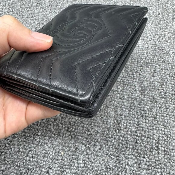 GUCCI GG Marmont Leather Bifold Wallet 235-031425 - Picture 8 of 14